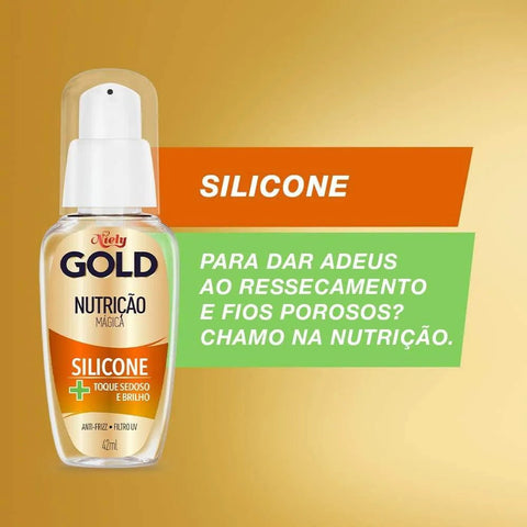 Silicone Max Reparador de Pontas Niely Gold Nutrição Poderosa 42Ml