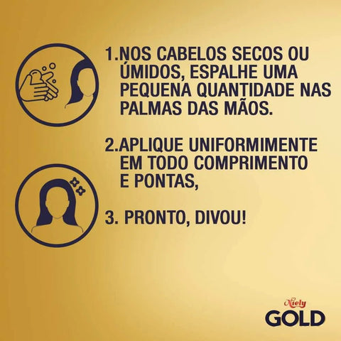 Silicone Max Reparador de Pontas Niely Gold Nutrição Poderosa 42Ml