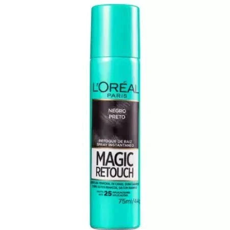 Spray Retoque de Raiz L'Oréal Magic Retouch Preto, 75Ml