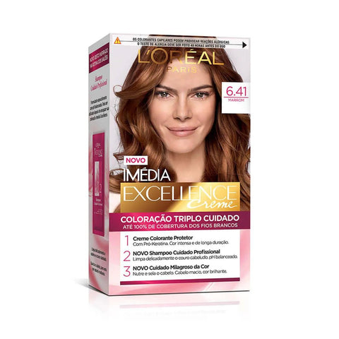 Tinta de Cabelo Permanente L'Oréal Paris Imédia Excellence Creme - Marrom