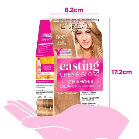 Tinta de Cabelo Semi-Permanente L'Oréal Paris Casting Creme Gloss - Louro Baunilha