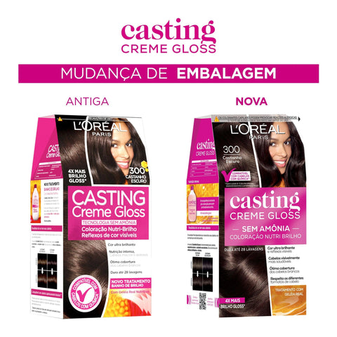Tintura Casting 300 Castanho Escuro