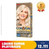 Tintura Cor & Ton Mega Colors Nº 12.111 Louro Super Platinado