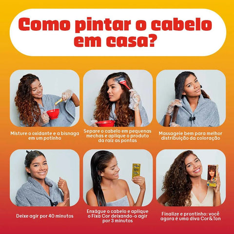 Tintura Cor & Ton Mega Colors Nº 12.891 Louro Super Pérola