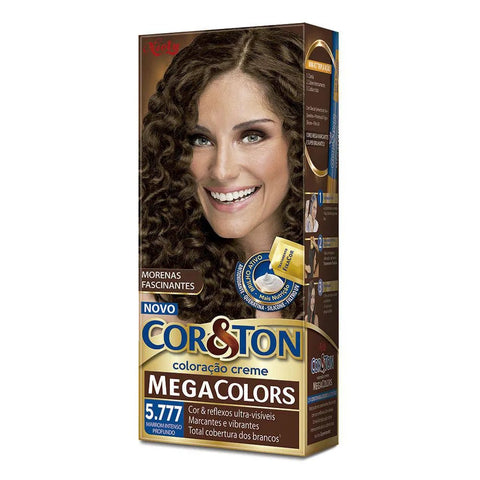 Tintura Cor & Ton Mega Colors Nº 5.777 Marrom Intenso Profundo