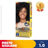 Tintura Cor & Ton Nº 1.0 Preto Azulado