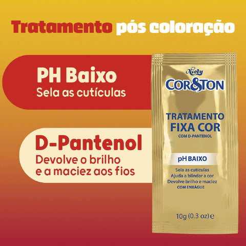 Tintura Cor & Ton Nº 1.7 Preto Azulado Especial