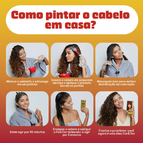 Tintura Cor & Ton Nº 1.7 Preto Azulado Especial