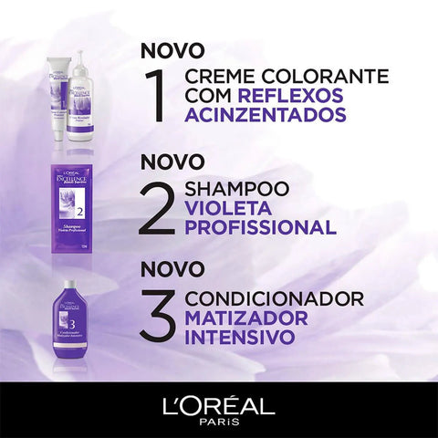 Tintura L'Oréal Imédia Excellence Blondes Suprême Nº 8.12 Louro Claro Pérola