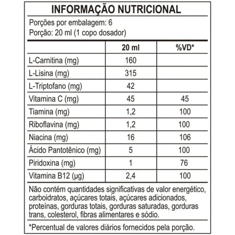 Suplemento Alimentar Bucliplex  120 mL - Solução