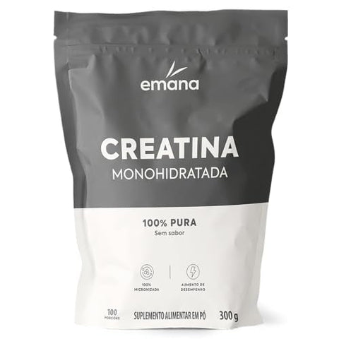 Creatina Monohidra Emana Sem Sabor 300g