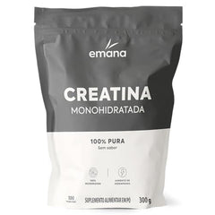 Creatina Monohidra Emana Sem Sabor 300g