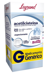 Acetilcisteína (Legrand)  20mg/mL - 120 mL - Xarope