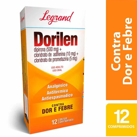 Dorilen  500mg + 10mg + 5mg - 12 Unidades - Comprimido