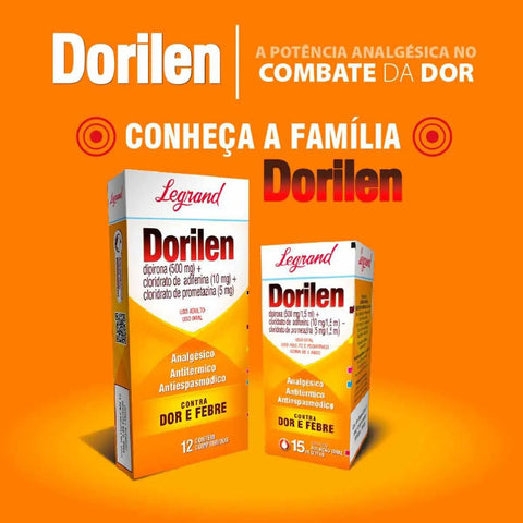 Dorilen  500mg + 10mg + 5mg - 12 Unidades - Comprimido