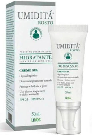 Gel Hidratante Facial Umiditá  FPS 25 - 50 mL