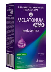 Melatonum Max (Mantecorp)  30 mL - Gotas - Sabor Menta