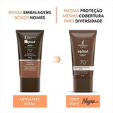 Protetor Solar Facial Episol Color  Tom 5 - FPS 70 - 40 mL