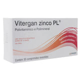 Polivitamínico Vitergan Zinco Plus  30 Unidades - Comprimido