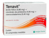 Tenavit  0,8mg + 4mg + 0,4mg - 30 Unidades - Comprimido