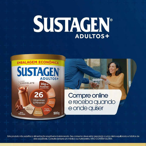 Sustagen Adultos+  Sabor Chocolate - 900 g
