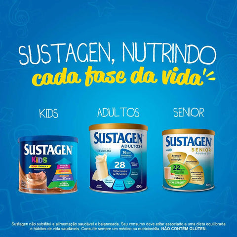 Sustagen Kids  Sabor Morango - 380 g