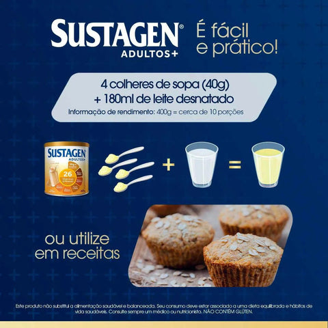 Sustagen  Sabor Banana - 400 g