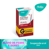 Ibuprofeno (Medley)  100mg/mL - 20 mL - Suspensão
