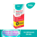 Ibuprofeno (Medley)  400mg - 10 Unidades - Cápsula