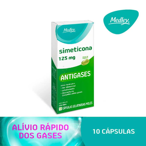 Simeticona (Medley)  125mg - 10 Unidades - Cápsula