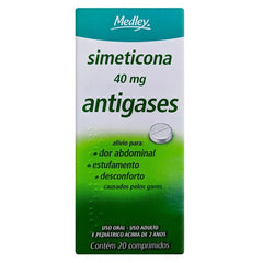 Simeticona (Medley)  40mg - 20 Unidades - Comprimido