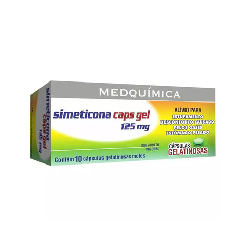 Simeticona (Medquímica)  125mg - 10 Unidades - Cápsula
