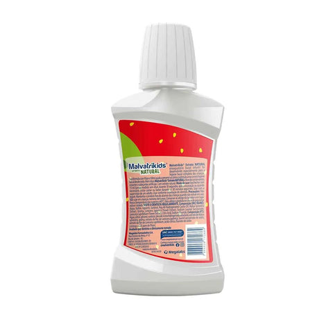 Enxaguante Bucal Infantil Malvatrikids Natural Sabor Morango 250ml