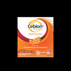 Vitamina C Cebion Tripla Ação  30 Unidades - Comprimido