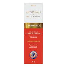 Creme Minancora Gel Creme Facial Antissinais 40G