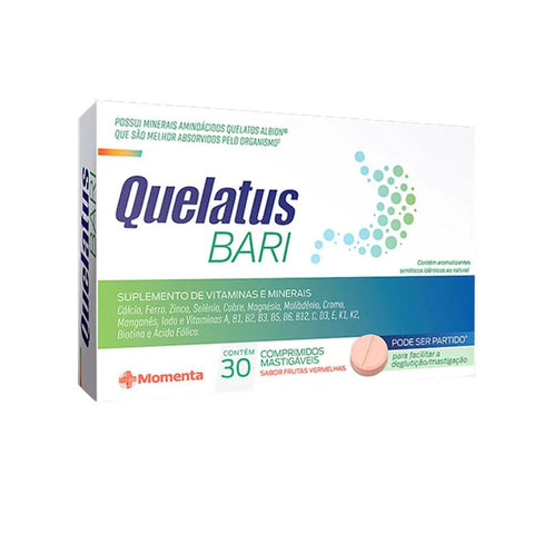 Polivitamínico Quelatus Bari  30 Unidades - Comprimido
