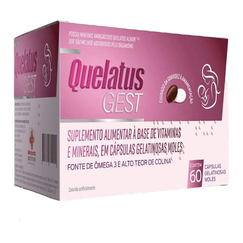 Polivitamínico Quelatus Gest  60 Unidades - Cápsula