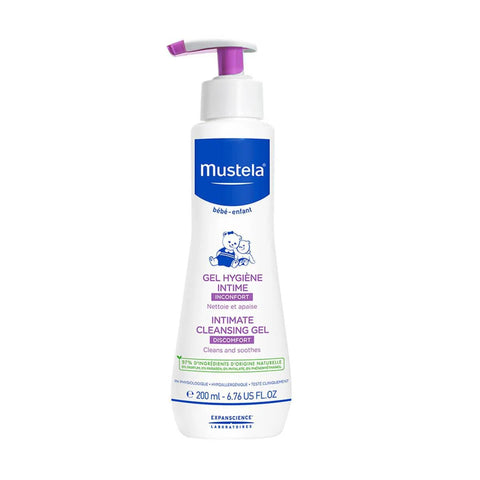 Gel de Higiene Íntima Infantil Mustela Bebê Com 200ml