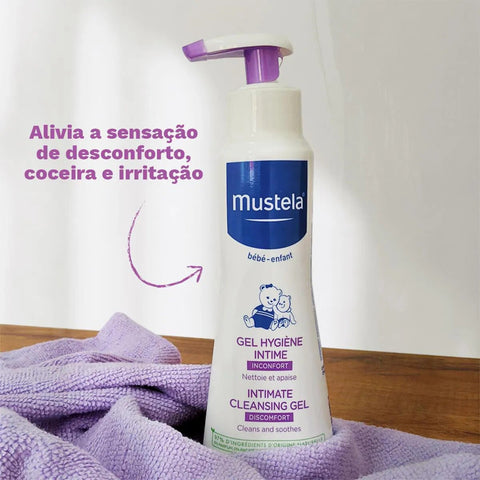 Gel de Higiene Íntima Infantil Mustela Bebê Com 200ml