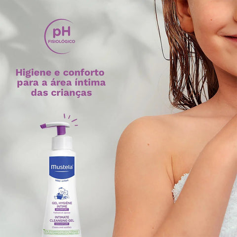 Gel de Higiene Íntima Infantil Mustela Bebê Com 200ml