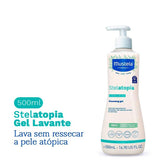 Gel Lavante Mustela Stelatopia Pele Ressecada e Atópica 500ml