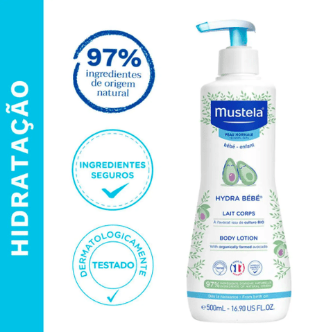 Hidratante Infantil Mustela Hydra Bebê 500ml