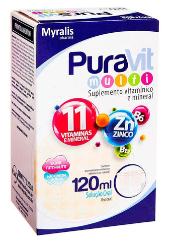 Polivitamínico Puravit Multi  120 mL - Gotas