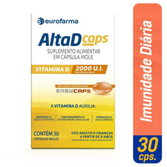 Vitamina D Altad Caps  2000UI - 30 Unidades - Cápsula