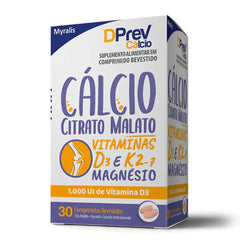 Vitamina D Dprev Cálcio  1.000UI - 30 Unidades - Comprimido