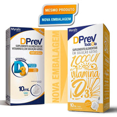 Vitamina D Dprev Todo Dia  1.000UI - 10 mL - Gotas