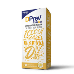 Vitamina D Dprev Todo Dia  1.000UI - 30 Unidades - Cápsula