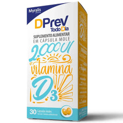 Vitamina D Dprev Todo Dia  2.000UI - 30 Unidades - Comprimido (A1)