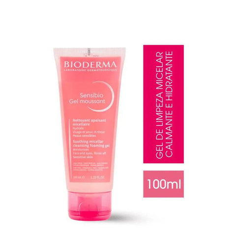 Gel de Limpeza Bioderma Sensibio Moussant 100Ml