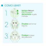 Gel de Limpeza Facial Antioleosidade Sébium Moussant Tubo 200Ml